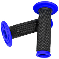 Oneal Dual Comp Open Ended Half Waffle Black Blue Grips