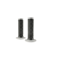 Oneal Dual Comp Half Waffle Grips - Black/Grey - 7/8
