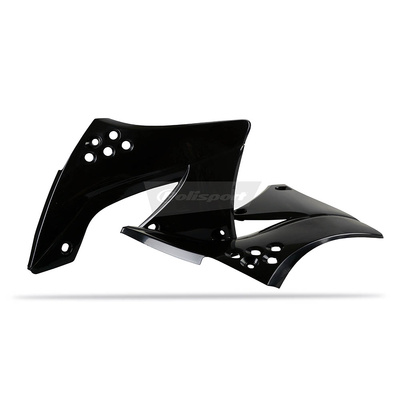Polisport Radiator Shrouds Kawasaki Kx450F 09-11 - Black