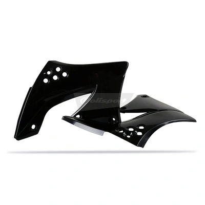 Polisport Radiator Shrouds Kawasaki Kx450F 09-11 - Black