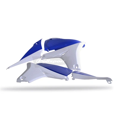 Polisport Radiator Shrouds Yamaha Yz450F 10-13 - Blue/White