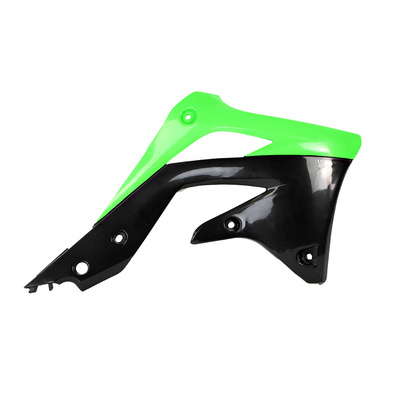 Polisport Radiator Shrouds Kawasaki Kx450F 12-15 - Green/Black