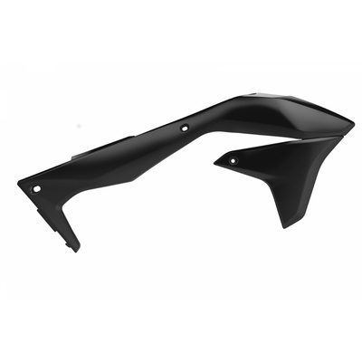 Polisport Radiator Shrouds Kawasaki Kx450F 16-17 - Black
