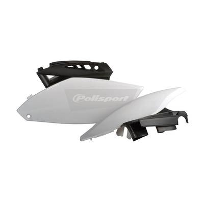 Polisport Side Covers Yamaha Yz250F 10-13 - White/Black