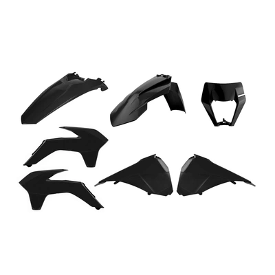 Polisport Mx Restyling Kit Ktm Exc/Exc-F 14-16 - Black