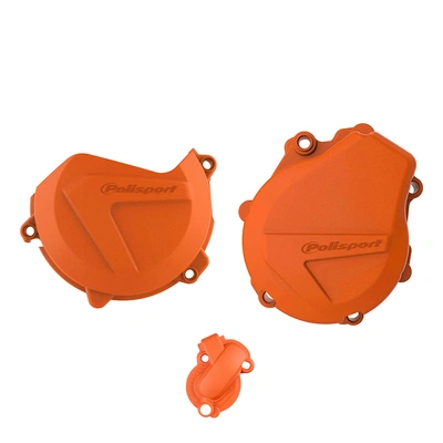 Polisport Engine Cover Protection Kit Ktm - Orange