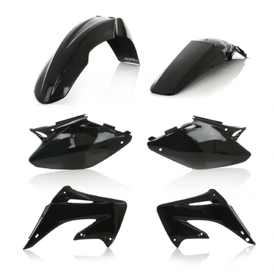 Acerbis Plastic Kit Honda Cr 125 250 04-07 - Black