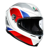 AGV K6 Hyphen Helmet - White/Red/Blue