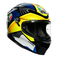 AGV K6 Joan Helmet - Black/Blue/Yellow