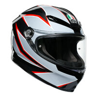 AGV K6 Flash Helmet - Black/Grey/Red