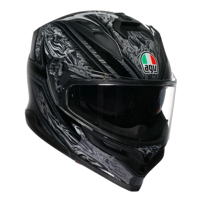 AGV K7 Damascus Helmet - Black/Silver