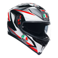 AGV K5S Plasma Helmet - White/Black/Red