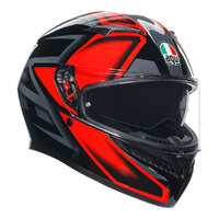 AGV K3 Compound Helmet - Black/Red