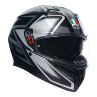 AGV K3 Compound Helmet - Matte Black/Grey