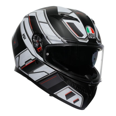 AGV K3 Rivia Full Face Helmet - Matte Black/White