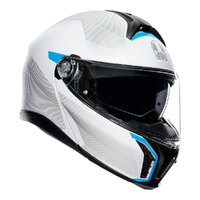 AGV TourModular Frequency Helmet - Light Grey/Blue