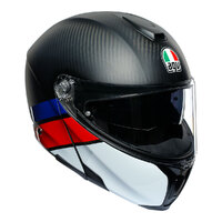 AGV SportModular Carbon Helmet - Carbon/Red/Blue