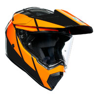AGV AX9 Trail Helmet - Gunmetal/Orange