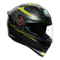 AGV K1 Track 46 Helmet - Black/Yellow