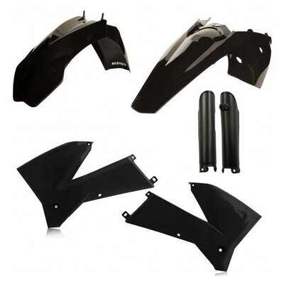 ACERBIS PLASTIC KIT FULL KTM SX SXF 05-06 BLACK