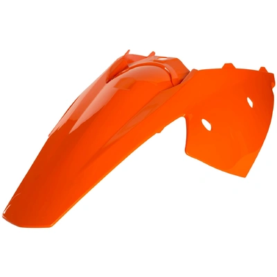 Acerbis Rear Fender Side Panels Ktm Exc Excf 04-07 - Orange