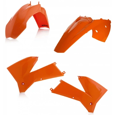 Acerbis Plastic Kit Ktm Exc Excf 05-07 Orange