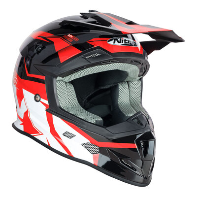 Nitro MX700 Helmet - Black/Red/White