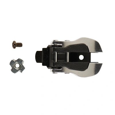TCX SP Aluminium /Nylon Buckle Kit for Comp Boots - Silver/Black
