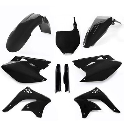 ACERBIS PLASTIC KIT FULL KAWASAKI KXF 450 06-08 BLACK