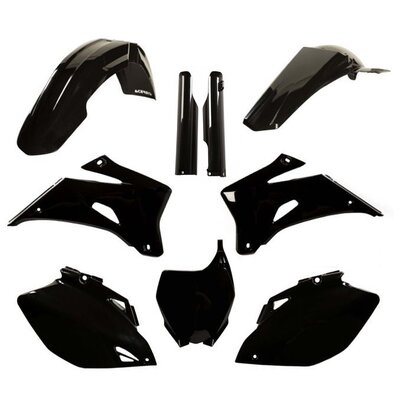 ACERBIS PLASTIC KIT FULL YAMAHA YZF 250 450 06-07 BLACK