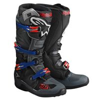 TLD X Alpinestars Tech 7 Black Grey Boots