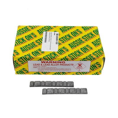 La Corsa Stick On Wheel Weights 100 Pack - Strips of 8 - 5/10g