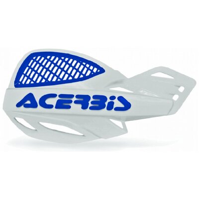 ACERBIS HANDGUARDS UNIKO VENTED WHITE BLUE