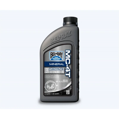 Bel-Ray MC-4T Mineral Engine Oil 20W-50 1 Litre