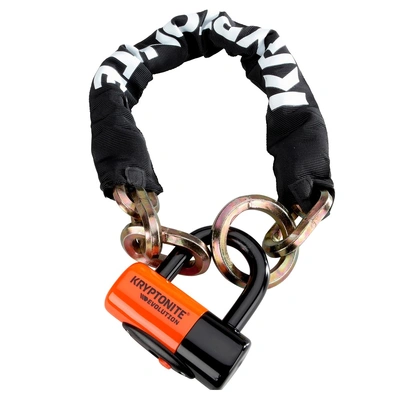 KRYPTONITE NEW YORK 1275 CINCH RING CHAIN 12mm x 75cm W/ EV SERIES 4 DISC LOCK (9US)