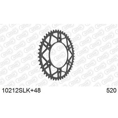 AFAM Self Cleaning Super Light Honda Rear Steel Sprocket - 48T