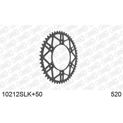 AFAM Self Cleaning Super Light Honda Rear Steel Sprocket - 50T