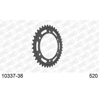 AFAM S38 520 Rear Sprocket - Honda CBR250/300 - 38T