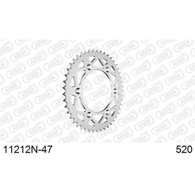 AFAM A47 520 Rear Sprocket - Honda CR/CRF/XR125-500 - 47T