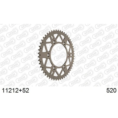 AFAM 520 Cr/Crf/Xr 125-500 SC Rear Aluminium Sprocket - 52T
