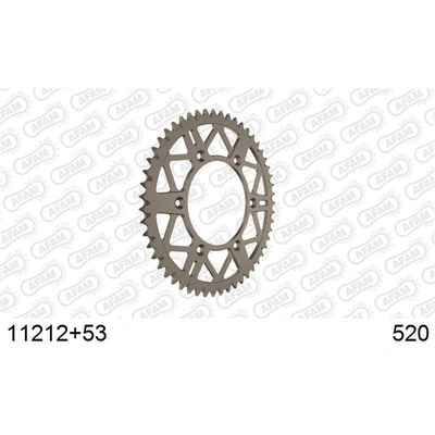 AFAM 520 Cr/Crf/Xr 125-500 SC Rear Aluminium Sprocket - 53T