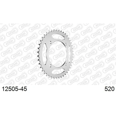 AFAM S45 520 Rear Sprocket - Yamaha XT550-600/XTZ660 - 45T