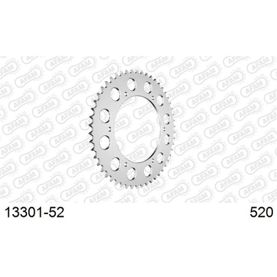 AFAM A52 520 Rear Sprocket - Yamaha DT/WR200 - 52T