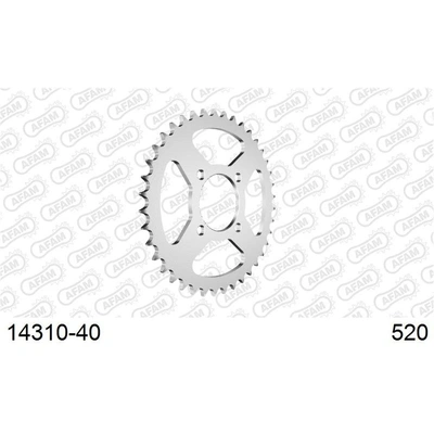 AFAM S40 520 Rear Sprocket - Suzuki LTZ400/Kawasaki KXF400 - 40T