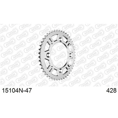 AFAM A50 428 Rear Sprocket - Suzuki RM80 89/Yamaha YZ80 92 - 47T