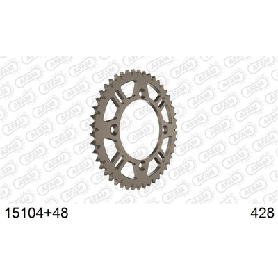 AFAM 428 Rm80 89-Yz80 92- Rear Aluminium Sprocket - 48T