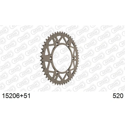 AFAM 520 All Huskys 90- SC Rear Aluminium Sprocket - 51T