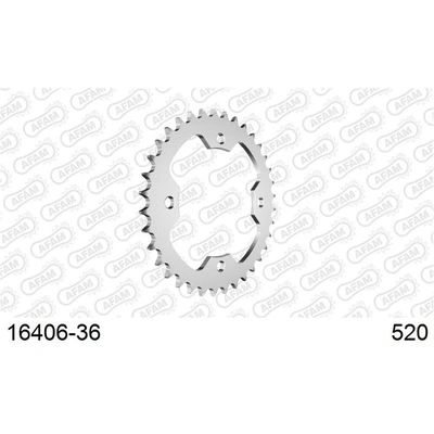 AFAM S36 520 Rear Sprocket - Kawasaki KFX450 - 36T