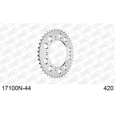 AFAM A44 420 Rear Sprocket - Kawasaki KX60 86- - 44T