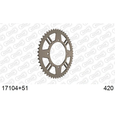 AFAM 420 Kaw Kx80-85 86- Rear Aluminium Sprocket - 51T